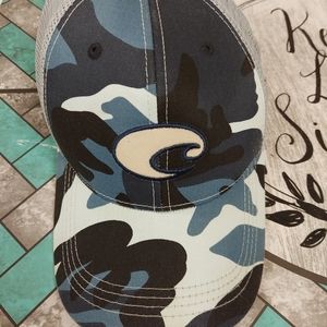 Costa blue camo baseball hat